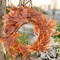 5.4ft Fall Leaves Garland – Artificial Silk Willow Vines, Greenery String for Wedding, Party, Home Decor, Wreaths, and DIY Crafts (Willow/Maple Red)